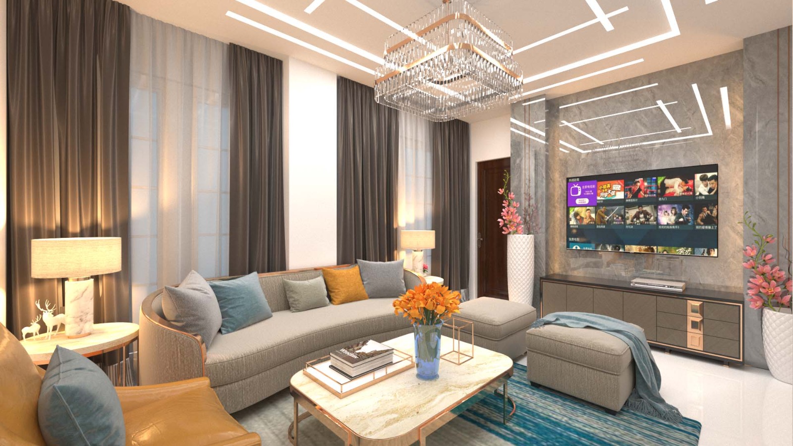 Luxury Living Room Interior