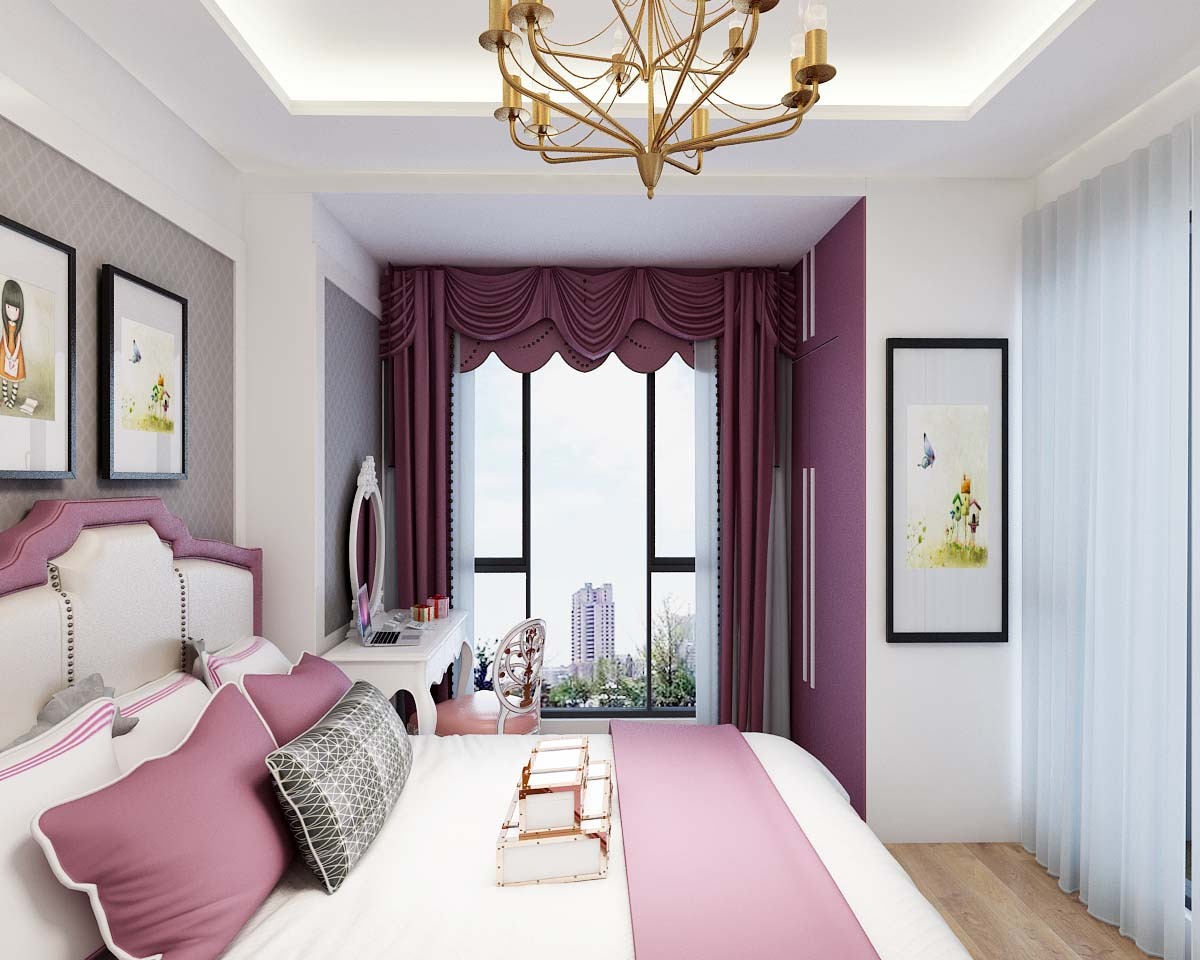 Bedroom interior project by Design24 Studio